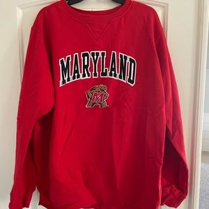 Maryland Terrapins sweatshirt, size L. NWOT